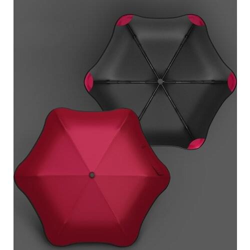 Three-fold Umbrella Parasol Woman Anti-UV Waterproof Portable Fashion Flower Shape Creativity Umbrellas Summer