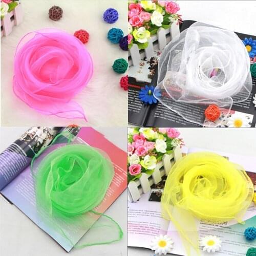 10 Pcs Kids Performance Dance Scarves Children Kindergarten Bright Candy Color Scarf Juggling Movement Props