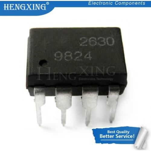 10pcs/lot HCPL-2630 HCPL2630 2630 A2630 DIP-8 SMD-8 new original In Stock