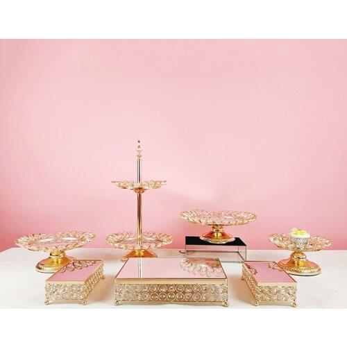 3pcs-9pcs Cake Stand Cupcake Tray Tools Gome Decoration Dessert Table Decorating Party Suppliers Wedding Display