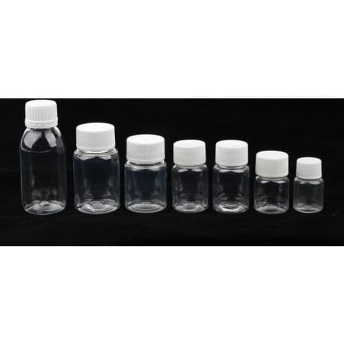 5pcs Mini Lab Bottle Sample Bottle Cosmetic Makeup Jar Container 15ml-100ml