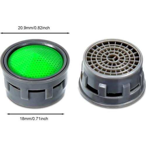 Bubbler 20pcs Faucet Replacement Filter Element Aerator 21mm Plastic Plug-in Replacement Nozzle Filter