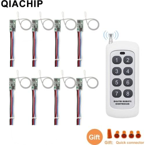 433MHz Wireless RF Remote control DC6V 12V 24V Mirco Switch Receiver Module DIY with 433 mhz Long range Transmitter Light on/off