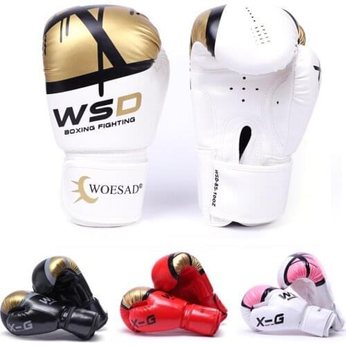 Boxing Kick Gloves for Men Women PU Karate Muay Thai Guantes De Boxeo Free Fight MMA Sanda Training Adults Kid Fitness Equipment