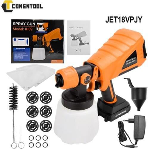 Large Capacity Electric Spray Gun Portable 18V Battery Tools For Home For Garden For Sterilization Paint Sprayer Airbrush