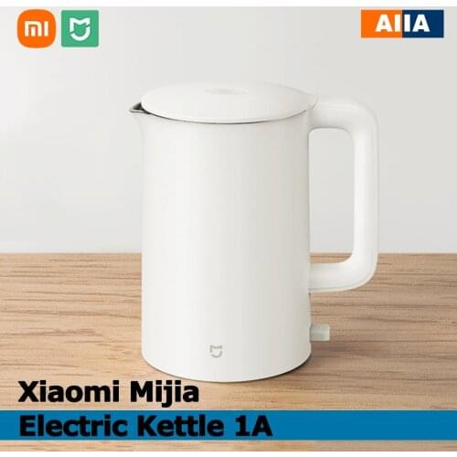 Xiaomi Mijia Electric Kettle 1A Kitchen Stainless Steel Smart Overheating Protection 1.5L Large Capacity For Home Essentials