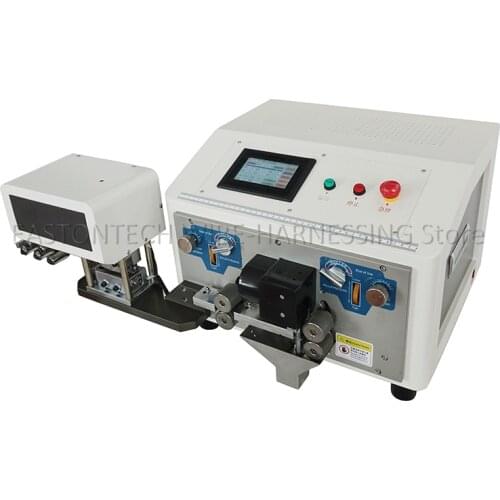 EW-3040 High-flexibility automatic (2 - 12 p) flat ribbon wire cable stripping and cutting machine