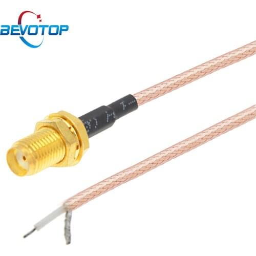 1pcs Single End SMA Female to PCB Solder Pigtail RG316 Cable for WIFI Wireless Router GPS GPRS Low Loss Jack Plug Wire Connector