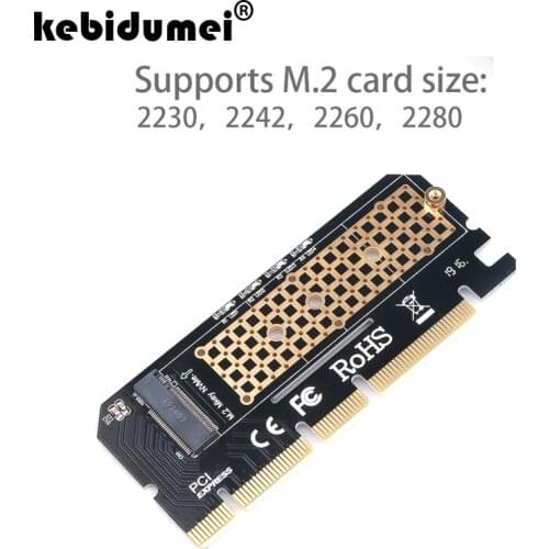 Expansion Card PCI to SSD for PCI-E 4x/PCI-E 8x/PCI-E16x ports Supports for M.2 card 2230/2242/2260/2280 for Windows7/8 Linux
