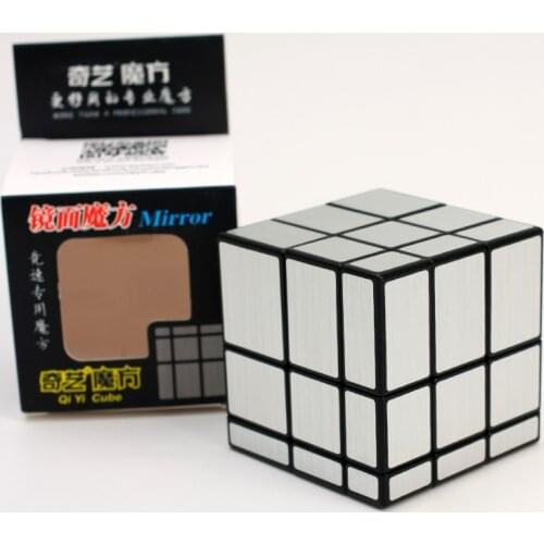 Newest QiYi 3x3x3 Mirror Blocks Magic Cube Puzzle Competition Speed Cubo Magico Educational Toys For Children Kids Games Boy Fun