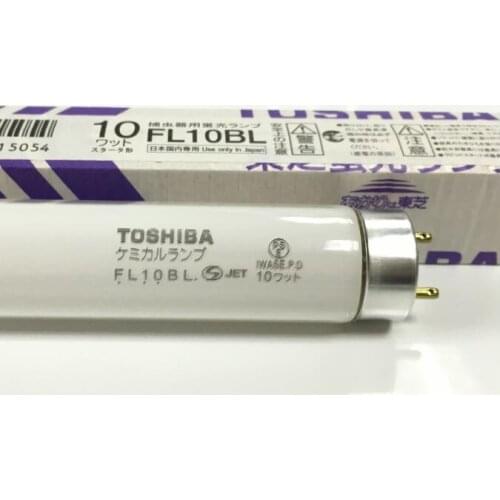 10PCS,TOSHIBA FL10BL T8 10W UVA BULB,10W UV curing lamp