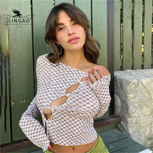 Womens Summer T-shirts LINGAO China