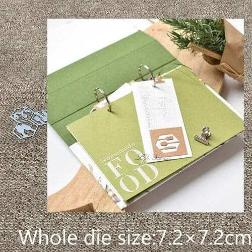 XLDesign Craft Metal Cutting Dies cut dies 3pcs hexagon frame decoration scrapbook Album Paper Card Craft Embossing die cuts