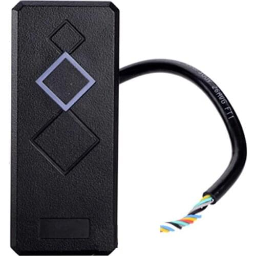 Mini 125KHz Wiegand 26 For Door Access Control RFID Card Proximity ID EM Reader Color Black