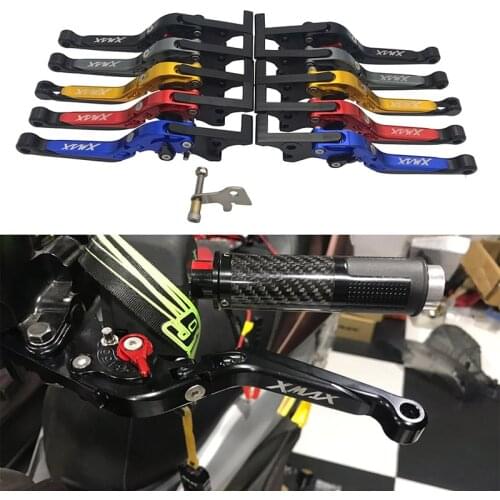 Modified XMAX Motorcycle Parking Levers For Yamaha X-MAX 250 2017 2018 2019 2020 handle clutch brake lever with parking lock