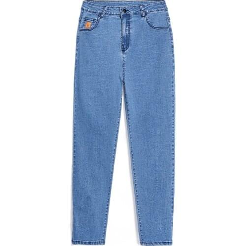 Fall Mom Jeans Woman High Waist DE Women Classic Pants Plus Size Jeans Oversize Fashion Jean Femme Womens Jeans Black Trousers