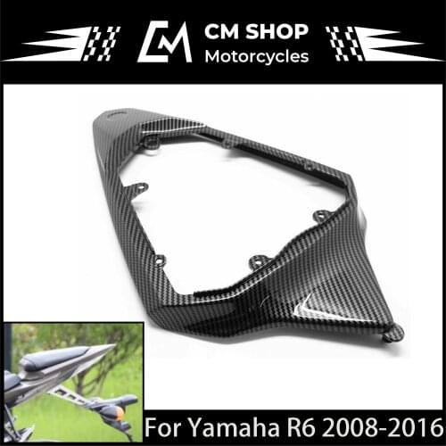 YAMAHA Motorcycle Carbon Fiber Fairing Fit Passenger Rear Seat Accessories YZF-R6 2008 2016 2014 2015