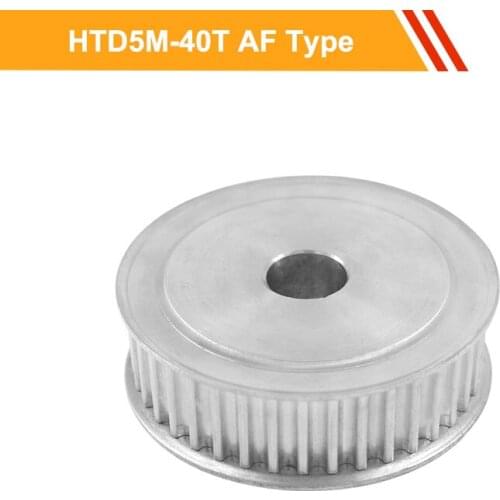 HTD5M Timing Pulley 5M-40T Tooth Belt Pulley 16mm/21mm/27mm Belt Width 8/10/12/15/16/20/25mm Bore Transmission Pulley