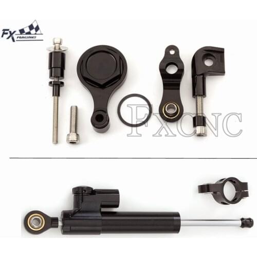 CNC Motorcycle Stabilizer Steering Damper Mounting Bracket Support Kit For Yamaha YZF R1 2002-2016 YZF R6 2006-2020 2007 2008