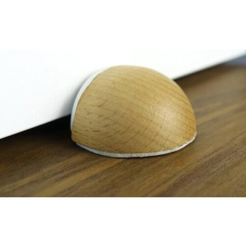 Wooden Door Stopper Wall Silicone Rubber Stops Doorstop House Floor Door Wedge Stop Handle Protector Holders Blocker deurstopper