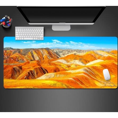 Unique Landscape Modern Game Super Mouse Pad Cool Hot Rubber Gaming Mousepad Keyboard Mat Padmouse Office Desk Mats To Gamer