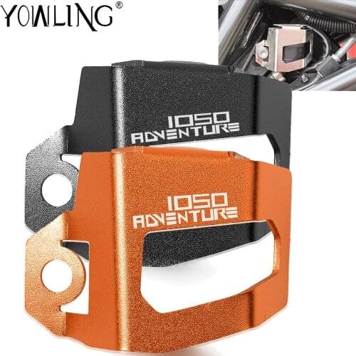 For 1050 Adventure 2015 2016 Motorcycle Rear Brake Pump Fluid Tank Reservoir Guard Protector Cover OIL CUP ADVENTURE 1050