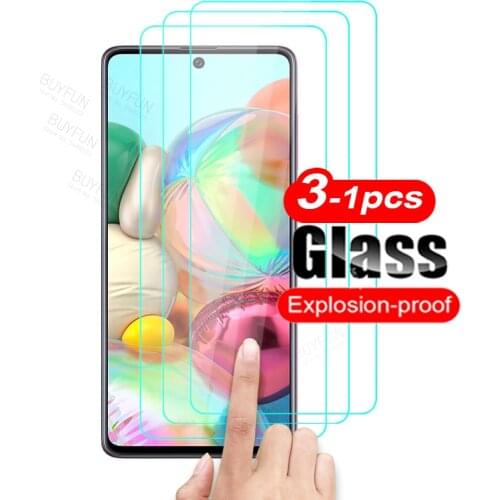 3PCS Screen Protector Glass for Samsung Galaxy A51 A71 A41 A31 A11 A21S A21 Tempered Glass for Sansung A71 Protective Film