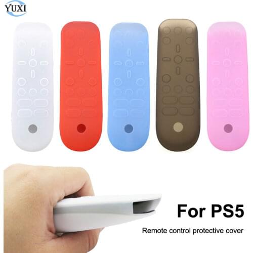 YuXi For Playstation 5 Game Console Remote Control Protective Cover Skin For PS5 Silicone Case Protection Shell