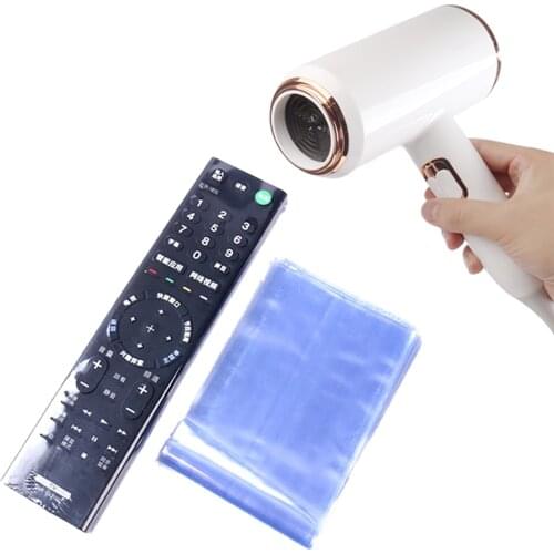 10PCS/Bag 6/8x25cm Clear Shrink Film TV/Air Conditioner Remote Control Transparent Case Cover Protective Anti-dust Controller