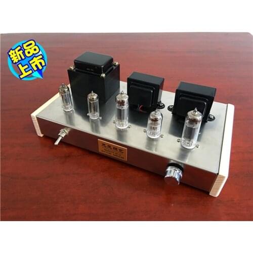 2018 New 6N2 Push 6P14 DIY Tube Amplifier Kit Dual 6Z4 Tube Rectifier HIFI Amplifier