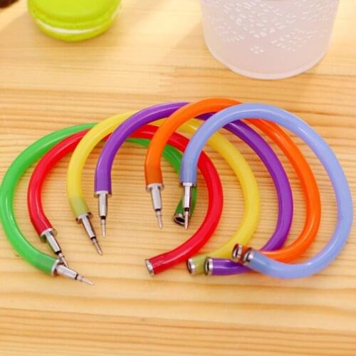 50PCS Creative Candy-colored Bracelet Ballpoint Pen Creative Stationery for Students Office Accessories