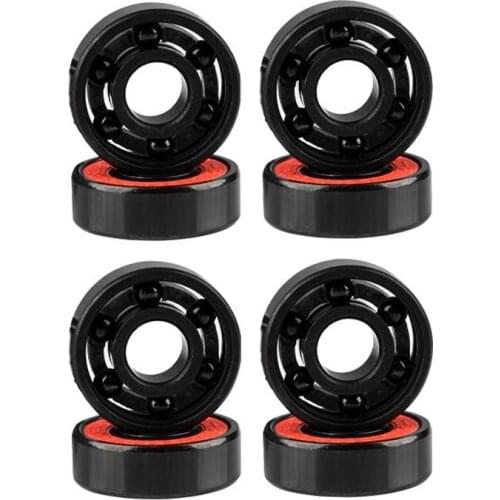 New 8Pcs Ceramic Bearings High Speed Wear Resistant for Skate Skateboard Wheel