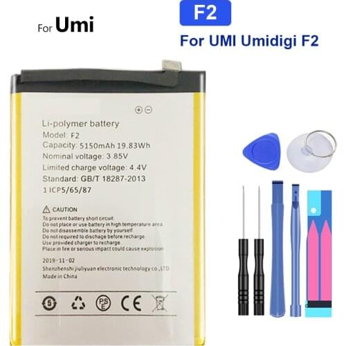 Battery 5150mAh For UMI Umidigi F2 F 2 Bateria