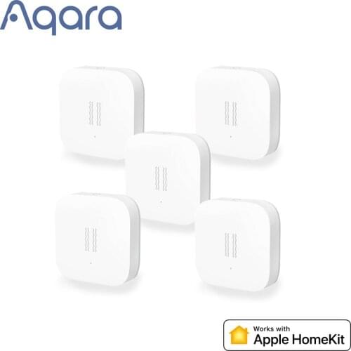 Aqara Vibration Sensor Sleep Sensor Valuables Alarm Monitoring Vibration Shock Notification Built In Gyro For Mi Home Homekit