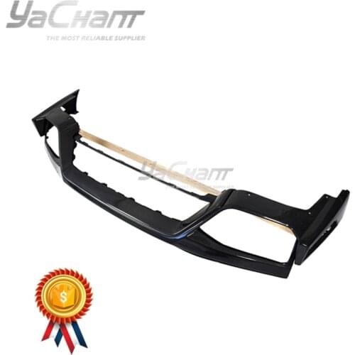 Car-Styling Carbon Fiber Rear Lip Diffuser with Valance Garnish Strip 2017-2020 R35 EBA OEM Style Lip Diffuser w/ Strip