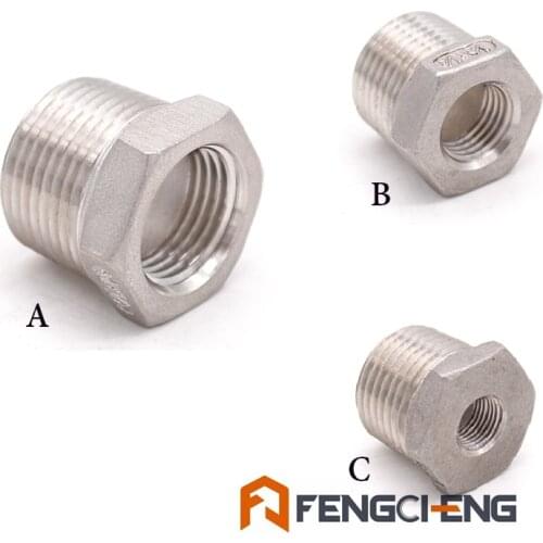 Homebrew Beer NPT Reducer Bushing 304 Stainless Steel Food Grade Brewer Hardware Pump fitting