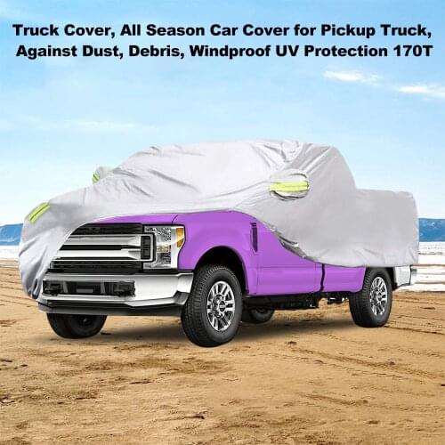 Truck Cover All Season Car Cover for Pickup Truck Against Dust Debris Windproof UV Protection 170T for Ford Raptor F150 F250 GMC