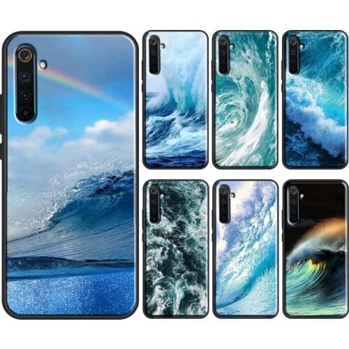 Blue Sea Ocean Waves For OPPO Realme 8 6 7 Pro C3 C11 C15 GT X7 X2 Pro Case For OnePlus Nord 8T 8 9 Pro Coque