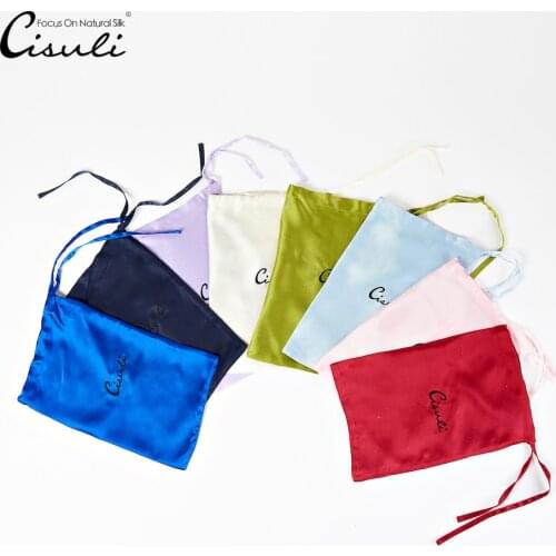 CISULI Travel Set Storage Bag 17X26cm 100% Natural Silk Storage Pack Free Shipping