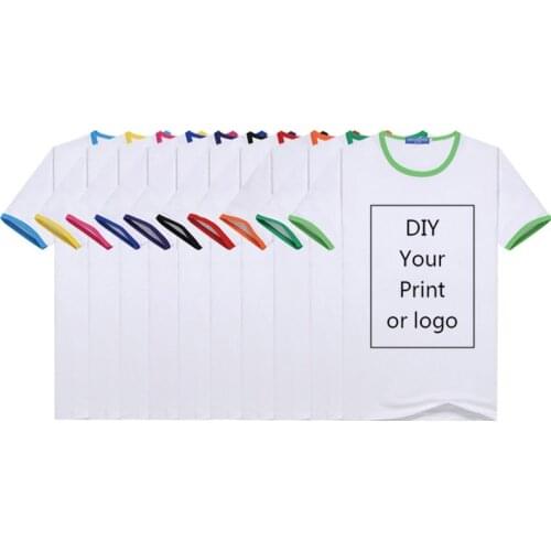 Customized Print T Shirt Mens DIY Your Like Photo or Logo White Top Tees Womens and Kids Clothes Modal T shirt Size S-4XL