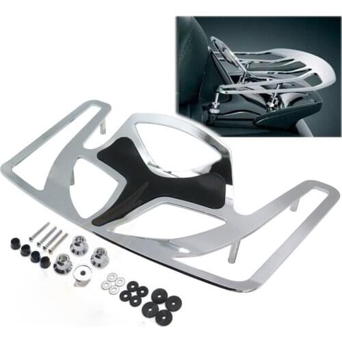 Chrome Aluminum Motorcycle Trunk Luggage Rack for Honda Goldwing GL1800 Models 2001-2014 Motorbike Accessories
