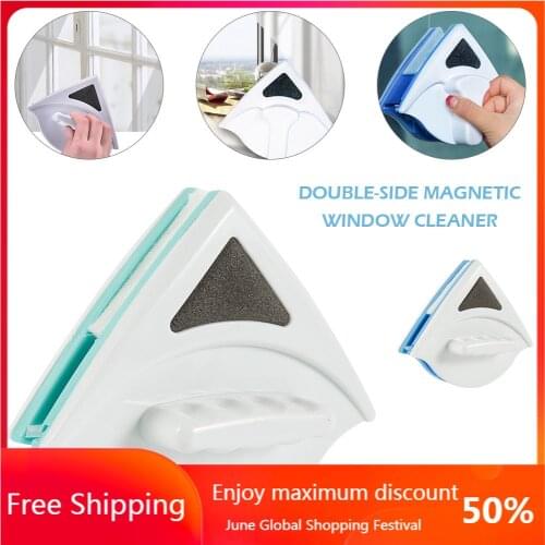 Magnet Window Cleaner Glass Brush Cleaning Tools Household Magnetic Double Side Washing Windows Glass Cleaner Dust Brush Wiper