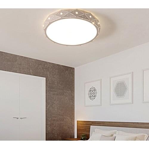 Nordic minimalist post-modern creative personality art bedroom guest dining room round led ceiling lamps