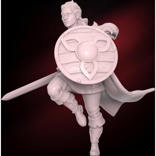 1/24 75mm 1/32 56mm Resin Model Pretty Girl Warrior Figure Unpaint No Color RW-136