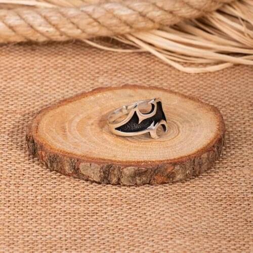 Trendy Hot Wave Model Silver Men Ring Flame Style Ring Turkish Men Accessory 925 Sterling Silver Made in Turkey Men For Gifts