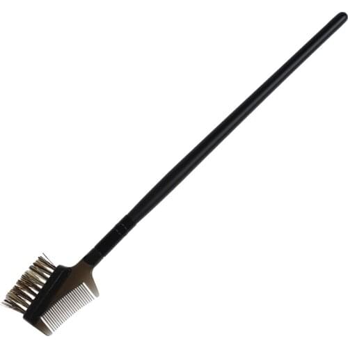 Eyelash Extension Eyebrow Eye Brow Make Up Comestic Comb Brush Wood Handle