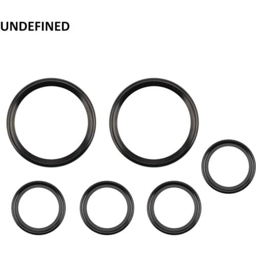 Motorcycle Speedometer Trim Ring Instrument Cover Burst Gauge Bezel Kit For Harley Touring FLH Road Glide Street Glide 96-13 Tri