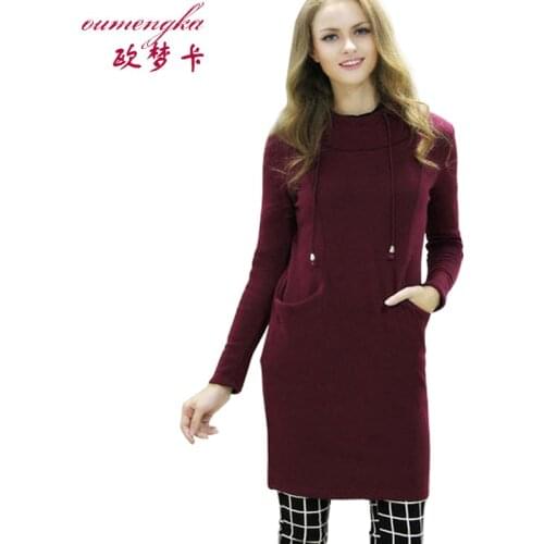 Женские длинные толстовки Oumengka China At AliExpress