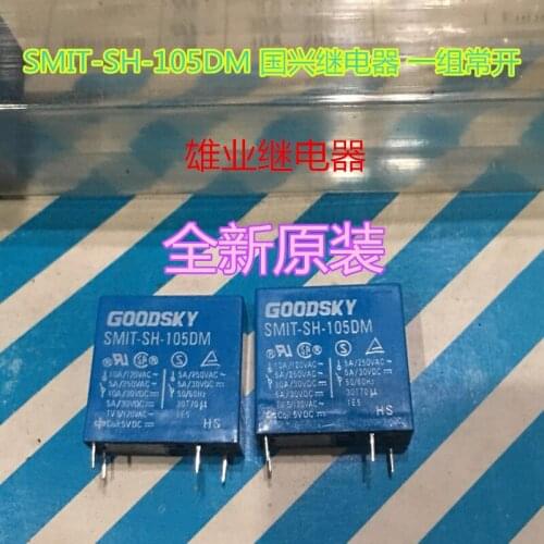 SMIT-SH-105DM Relay Can be replaced HF36F-005 10A 5VDC a group of normally open