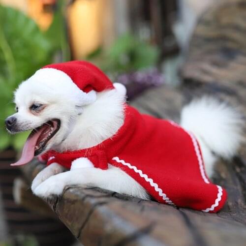 Navidad 2020 Christmas Pet Hats Caps Santa Claus Xmas Cotton Cap Christmas Gift New Year 2021 Noel Natal Christmas Decoration